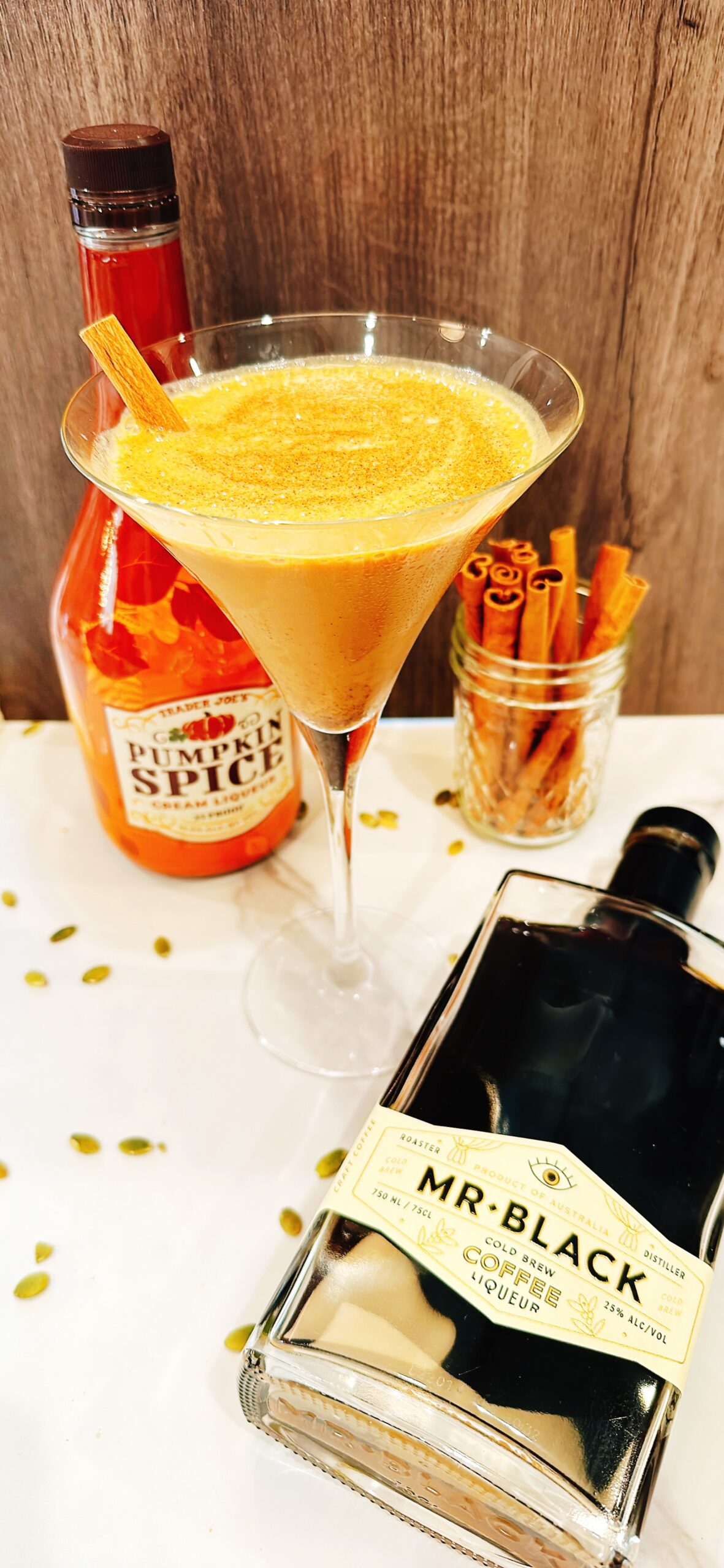 Pumpkin Spice Espresso Martini Cocktail - Jaylynn Little