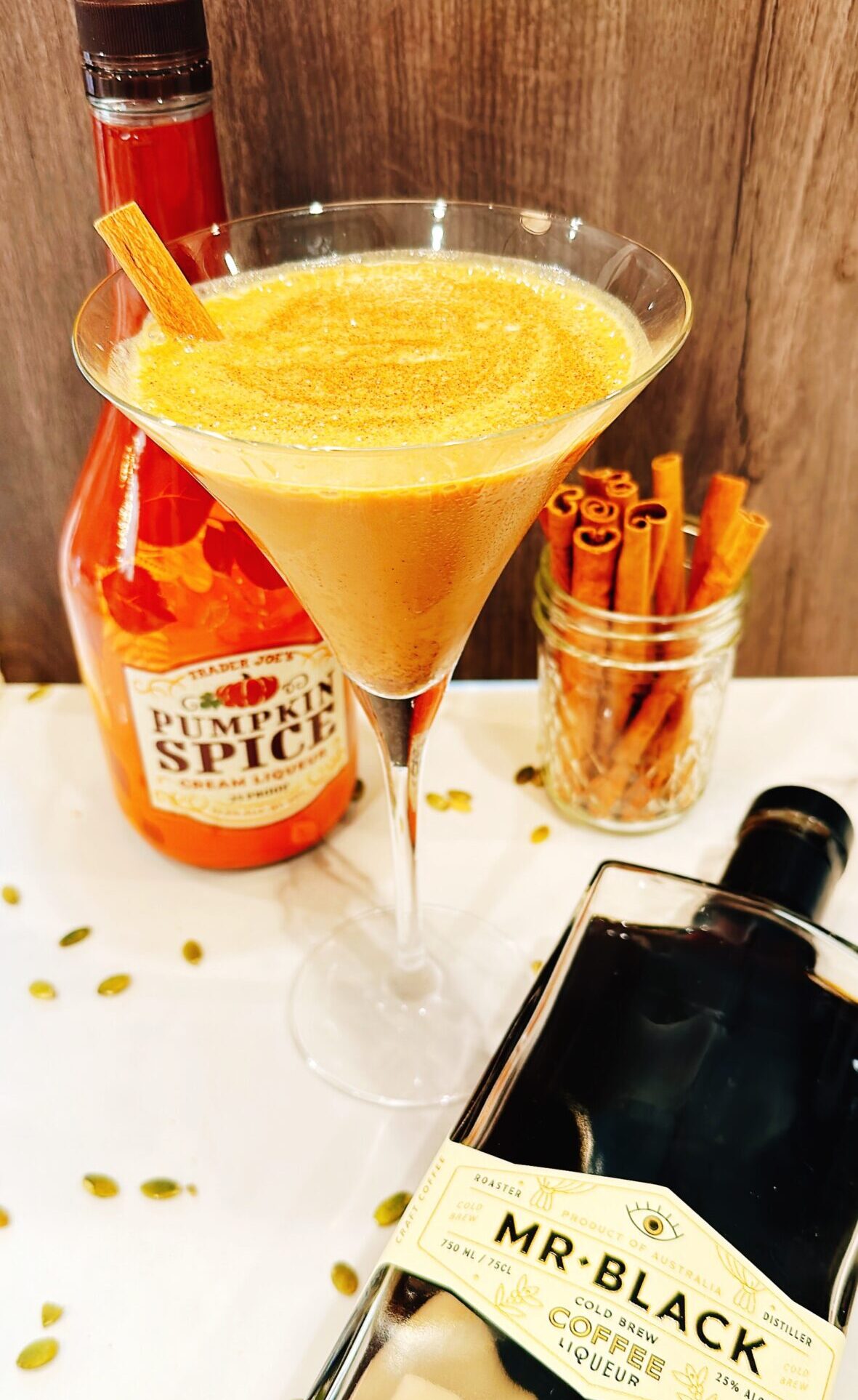 Pumpkin Spice Espresso Martini Cocktail - Jaylynn Little